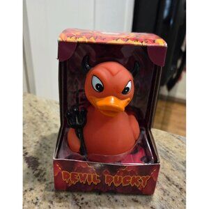 New! Devil Ducky Celebriducks 2011 Devil Duck Red Pitchforky
